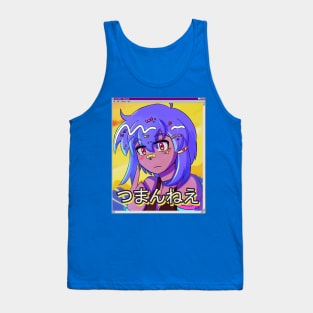 Retro Vaporwave 80s anime aesthetic Tank Top